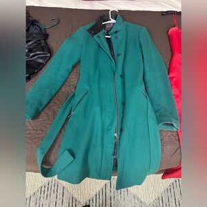 Maison scotch green tie jacket women’s